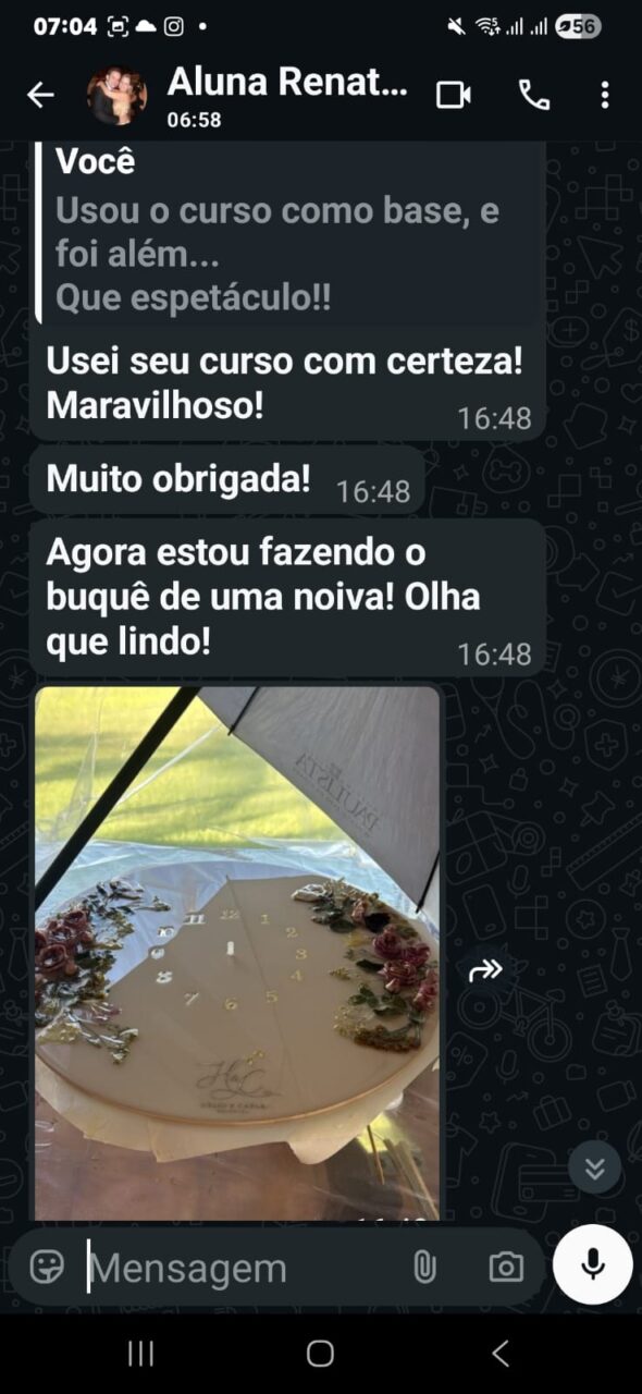 Continuação do depoimento real de aluna